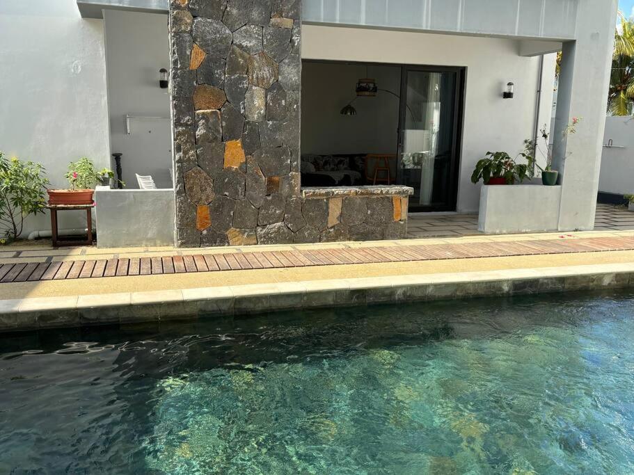 Charmant T4 Avec Vue Piscine Grand Baie Extérieur photo